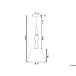 Beliani Hanglamp FLUVIA - Zwart Metaal -Winkel Voor Woonverlichting 8dc595fd161d4d60b592a9425f4586c4