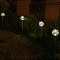 Luxform Solar Tuinlamp - 1x - RVS - LED Softtone Effect - D12 X H55 Cm -Winkel Voor Woonverlichting 957565d59ff94bd0a5e067337ba4f67d