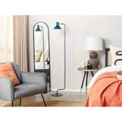 Beliani Staande Lamp RIMAVA - Blauw Ijzer -Winkel Voor Woonverlichting 9ed1512593dd47b28df1d54b11932a1d
