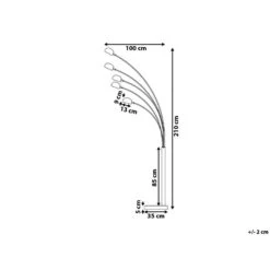Beliani Staande Lamp FLINDERS - Koper Metaal -Winkel Voor Woonverlichting b303c58e0154436e900d47ae8c03799d