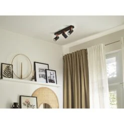 Beliani Muurlamp KLIP - Zwart Metaal -Winkel Voor Woonverlichting b4479540e0e54f3b9c8a2bf6af58e35f