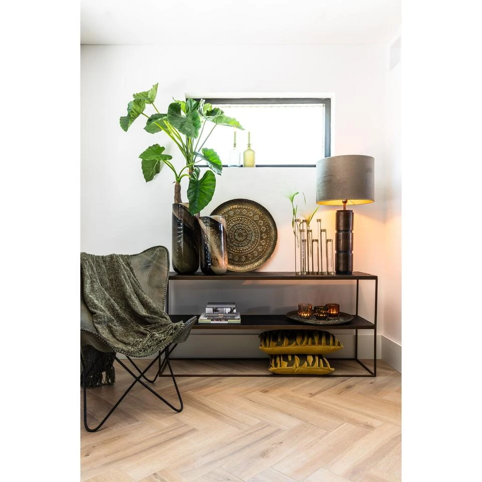 Cilinder Lampenkap Vandy - Olive - Ø30x21cm 4 Cilinder Lampenkap Vandy - Olive - Ø30x21cm - Afbeelding 2