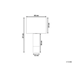Beliani Tafellamp DARLING - Zwart Metaal -Winkel Voor Woonverlichting bc8ba476ec4d4daba99a722d6d25b113