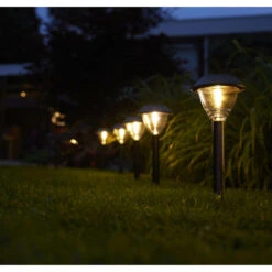 Luxform Solar Tuinlamp - 1x - Grijs - LED Softtone Effect -Winkel Voor Woonverlichting c86409126707485cba4b365899efbe92