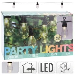 ProGarden Feestverlichtingsset Met 20 Lampen LED 12 V -Winkel Voor Woonverlichting da66ae7d9f2e474eaaf89b9de29920ee