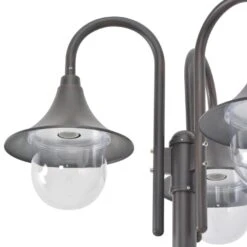 VidaXL Paalverlichting Tuin E27 220 Cm Aluminium Brons 3-delig -Winkel Voor Woonverlichting ec1bddc96ba04b6b984a7c3db694a37c