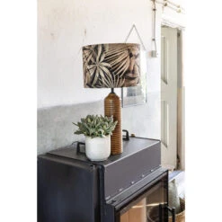 Voet Tafellamp Bali - Naturel - 33xØ10 Cm -Winkel Voor Woonverlichting sf 60305007 1010